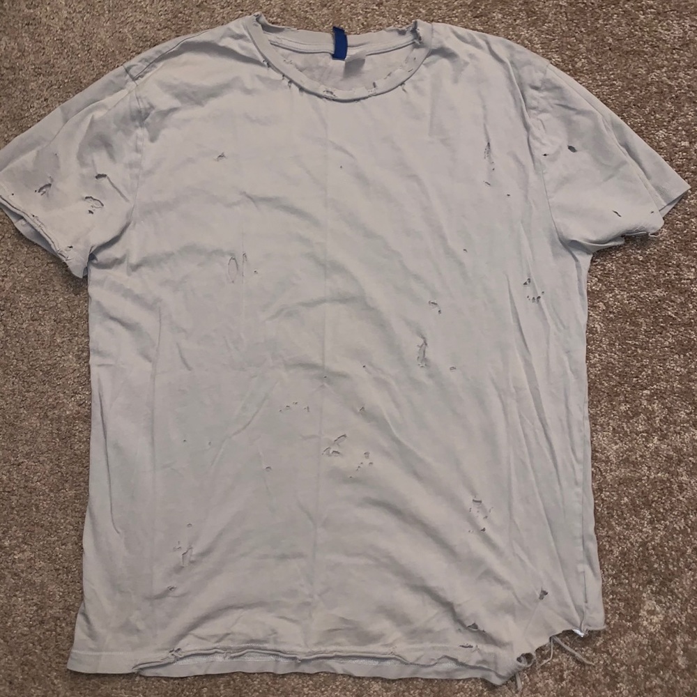 Distressed Oversized Tee